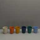 Homienly Drinking Glasses Premium Wheat Straw Unbreakable Cups - Set of 6 Alternative to Plastic Cups Reusable Unbreakable Drinking Cup Reusable Dishwasher Safe Water Glasses Tumblers (12 OZ) (Colorful)