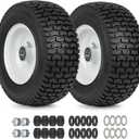 13x5.00-6 Flat Free Tire and Wheel for Lawn Mower Tractor Front Tire