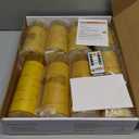 Homemory 9 Pcs Flameless Candles with Embedded Star String Fairy Lights, Battery Operated Candles, LED Candle, Fake Candles with Remote Control and Timer (Gold)