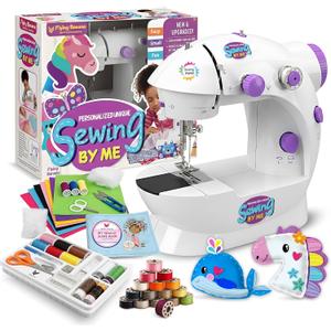 Sewing Machine for Beginners with Extension Table, Adjustable 2-Speed 2-Thread Mini Sewing Machine, Portable Electric Maquina de Coser with Foot Pedal, Perfect for DIY, Ideal Gift for Kids and Adults