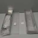 Blushtier 2 Pack Nonstick Rectangle Tiramisu Cake Pan with Acrylic Lid and 2 Metal Spatula Removable Frame 304 Stainless Steel Cake Baking Molds for Tiramisu Cheesecake Mousse