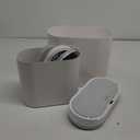 ELPHECO 2 Pack Bathroom Motion Sensor Trash can 2.5 Gallon + 2 Gallon Automatic Garbage Can, Slim Plastic Smart Trash Bin with Lid, Garbage can for Bathroom, Kitchen, Office, White, 2 Pack