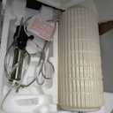 PoKat 23'' Bedside Table Lamp for Bedroom Nightstands, Birthday Gifts for Women Mom, House Warming Gifts New Home Decor, Ceramic Lamp for Living Room, White Modern Bedroom Lamp