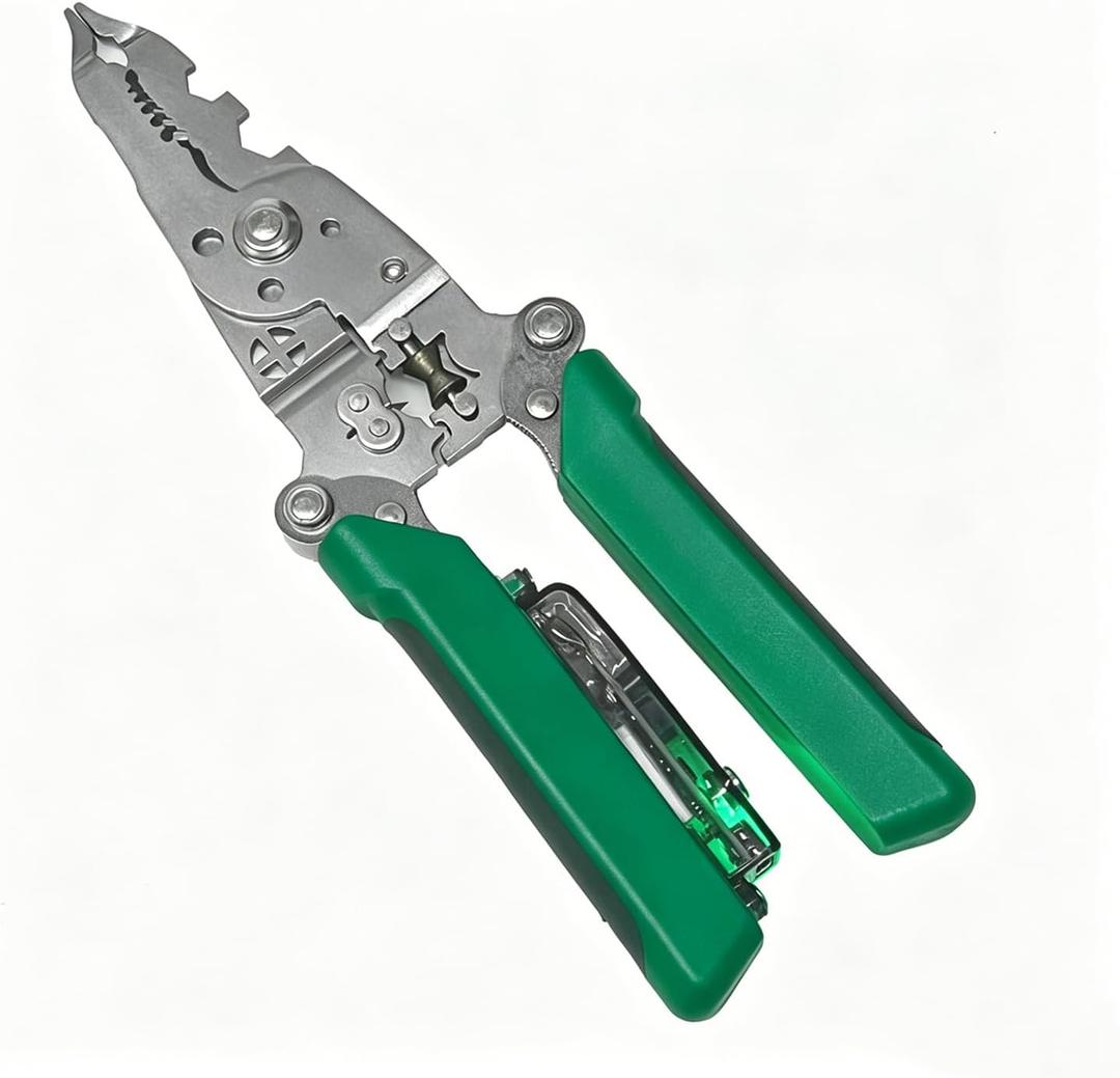 Electrical Wire Strippers, a Multifunctional Wire Stripping Tool with Pulling Wires and Measurement.