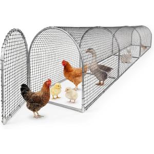Chicken Run Tunnel Metal Chicken Pen Outdoor Poultry Cage
