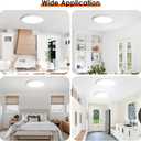 Brightever 12 Inch 6 Pack LED Flush Mount Ceiling Light Fixtures, Super Slim 0.67 Inch, 28W Dimmable LED Ceiling Light, 5000K Daylight 3200LM Modern Ceiling Lamps for Bedroom, Kitchen, Hallway, White