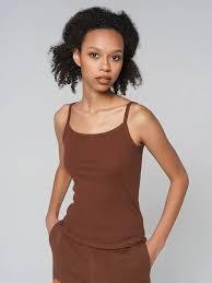 Women's Slim T Shirt Tops (X-Large, Brown)