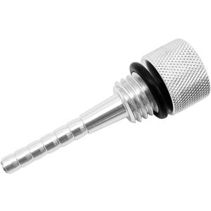 Magnetic Oil Dipstick, Aluminum Magnetic Oil Dip Stick with M18-2.5 Threading, Magnetic Oil Dipstick Replacement with Rubber O Ring, 3500 Inverter Generator Oil Dipstick (Silver)