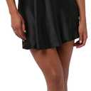 Lulus Women's Darcey Tie Back Mini Dress (Black), Small