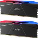 Lexar ARES Gen2 RGB DDR5 RAM 32GB Kit (2x16GB) 6400MHz CL30, 288-Pin UDIMM Desktop Memory, PC Gaming Computer Memory, for Intel XMP 3.0/AMD EXPO/CL30-38-38-76/1.4V(LD5U16G64C30BR-RGD)