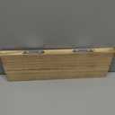 Light Wood Floating Shelves for Wall Rustic Wall Shelf for Bedroom Living Room Set of 6