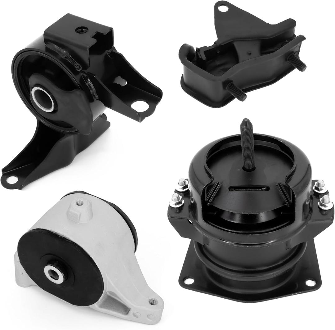 4pcs Engine Motor Mount and Transmission Mount Set Compatible with Honda Pilot 2006-2008 3.5L & Acura MDX 2003-2006 3.5L, Replace # 9441, 9299, 9300, 9301