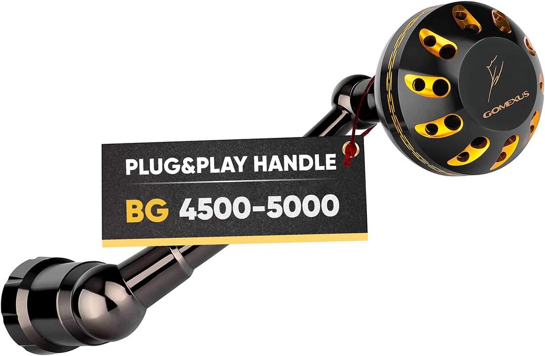 GOMEXUS Power Handle for Daiwa BG 1500-8000(Choose Option for Different Size) Notice Please do not Adapt to Other reels to Avoid Damage to The Reel, and Pay Attention to The Size of The Handle