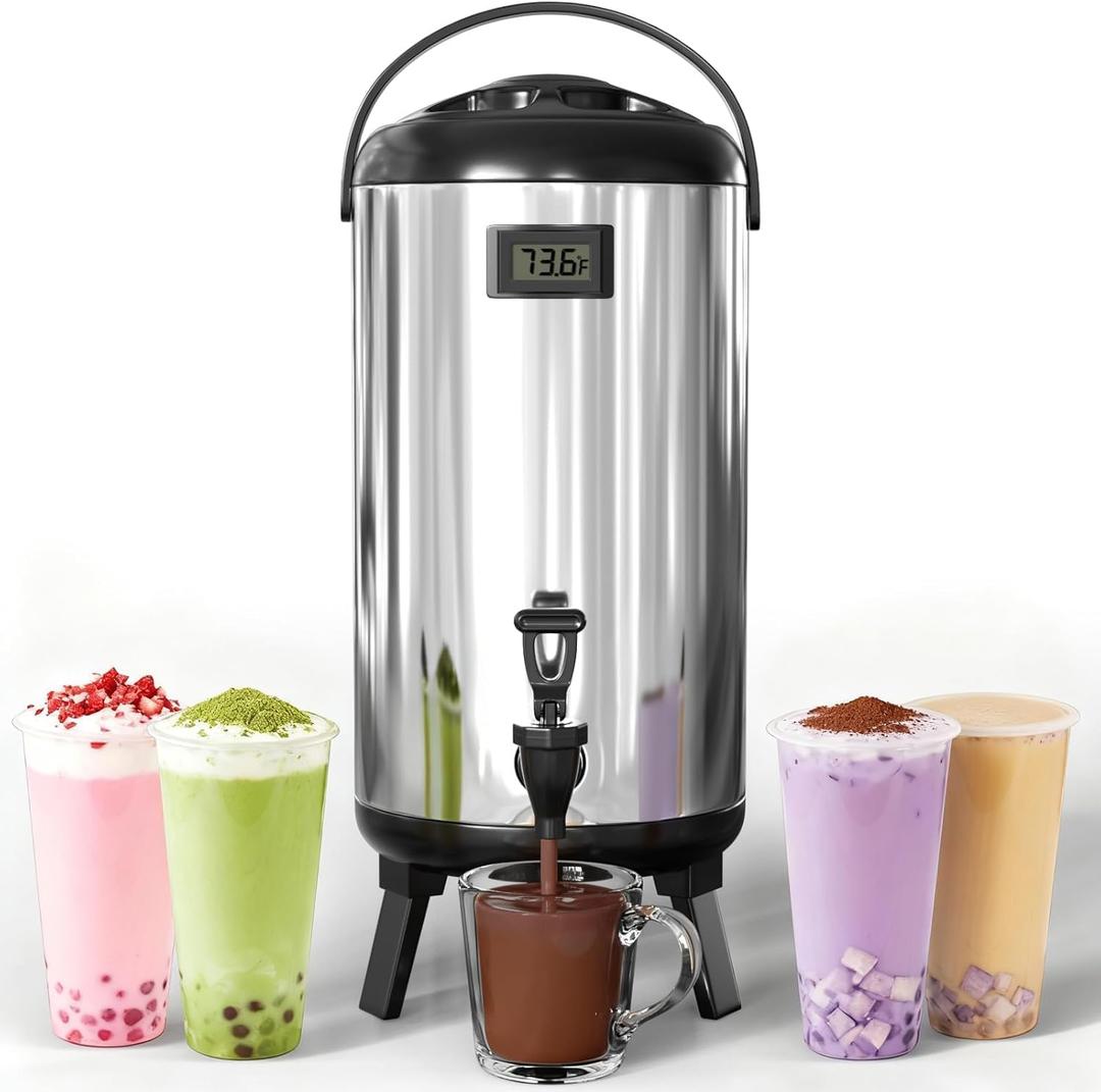 3.2 Gallon/12 L Stainless Steel Insulated Beverage Dispenser 