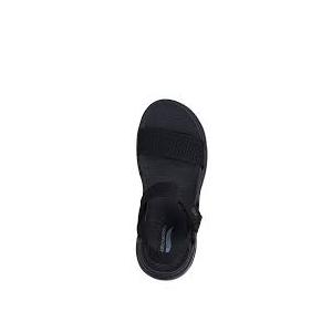 Skechers Go-Walk Flex Sandals Slip-Ins Black Size 7