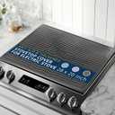 Stove Top Cover for Electric Stove 28 x 20 In Thicken, Silicone Flat Range Mat for Glass Cooktop Stovetop Protector Anti-slip Heat Resistant Ceramic Induction Oven Kitchen Top RV Waterproof, Grey