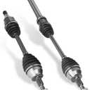 Front left & Right CV Axle Shaft Assembly 2.0L Fits for Ford Focus 2012-2018, Automatic Dual Clutch Only, Replace for 66-2334, 66-2305, 1 Pair of CV Axle Shaft Assembly