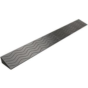 Threshold Ramps for Doorways, Indoor Kerb Ramp Wheelchair Scooter Sweeping Robot, Easy Portable Door Step Accessible Channel (Color : Black, Size : 39x4.7x2.1in)