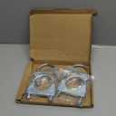 4 Pcs 2-1/4" Exhaust Clamp Heavy Duty U-bolt Exhaust Clamp - Saddle Design Muffler Pipe Connector, Tip Hook Clip, Galvanized Iron, Fits 2.25" Od Pipes