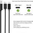 Charger Fit for Kindle Fire Tablet with 5Ft Type-C and Micro USB Cable for Charging Fire HD 6 7 8 10/Fire Max 11/Fire Plus/Kids/Kids Pro/HD HDX/Kindle/Paperwhite/Oasis E-Reader and Samsung Phone
