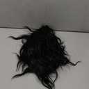 Mens Black Wig 70s 80s Black Wig Long Curly Mullet Metal Rocker Punk Heat Resistant Hair for Halloween Party Cosplay