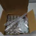 Vivaplex 24, Clear, 10 ml Glass Roll on Perfume Bottles with 3 ml Dropper