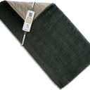 Sunbeam XL Heating Pad for Back Neck and Shoulder Pain Relief Auto Shut Off 6 Heat Settings Extra Large 12 x 24 Green Ideal for Muscle Aches and Arthritis Pain