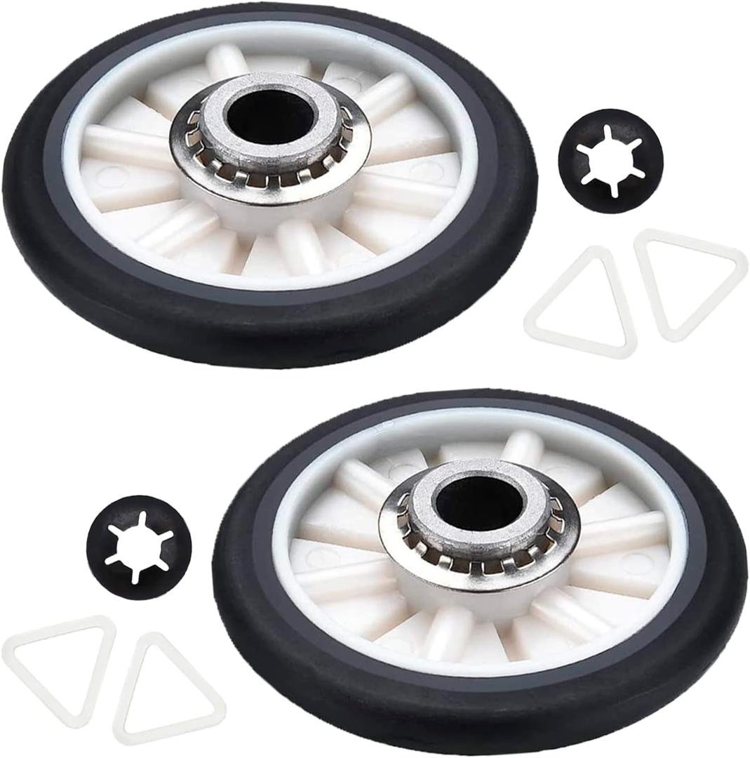PartsBroz 349241T Dryer Drum Roller Kit - Compatible with Whirlpool Kenmore Roper KitchenAid - Replaces AP3098345 26000349241 349241 PS347627 110.60022010 LTE5243DQ8 WED4815EW1 WED4800XQ1 WED4815EW0 PartsBroz 349241T Dryer Drum Roller Kit - Compatible with Whirlpool Kenmore Roper KitchenAid - Replaces AP3098345 26000349241 349241 PS347627 110.60022010 LTE5243DQ8 WED4815EW1 WED4800XQ1 WED4815EW0