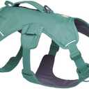 Ruffwear, Web Master, Multi-Use Support Dog Harness, Hiking and Trail Running, Service and Working, Everyday Wear, River Rock Green, Small