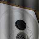 Modern Chandelier 22.4In Black Round Pendant Light LED Dimmable Kitchen Chandeliers Over Table for Dining Room, Island, Living Room, Bedroom, Foyer