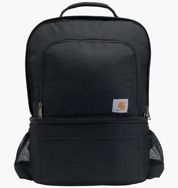 Carhartt Insulated 24 Can Two Compartment Cooler Backpack, Fully-Insulated Base, Durable Water-Resistant for Camping, Beach & Travel