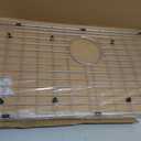 Serene Valley 27-9/16" x 14-9/16" Sink Protector, Rear Drain with Corner Radius 3/16", Sink Grid NLW2815R, Medium