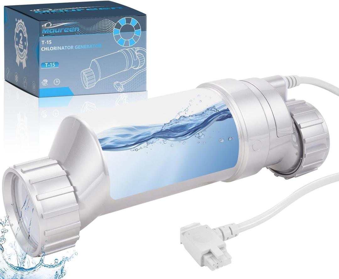Upgrade T-15 Salt Cell for Pool Chlorinator System Replacement Fit for Hayward Cell T15 W3T-CELL-15 BLT15H AquaRite, AquaTrol & More Salt Water Pool Up to 40K Gallon