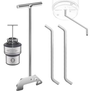 Garbage Disposer Unjamming Wrench & Garbage Disposal Wrench Tool, for InSinkErator/Moen Garbage Disposal Used To Un-Jam/Food Garbage Disposal And Dislodge Jams or Clutter From Above The Sink, Silver