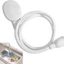 3.28FT Sink Spray Hose,Portable Sink Hose Sprayer, Shampoo Sprayer Hand Heldhead Shower Spray for Bathing Baby,Pets,Washing Hair,Rinsing Vegetables