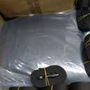 1200D Pontoon Boat Cover 21-24ft with 2 Adjustable Support Poles, Black
