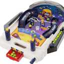 Tabletop Pinball Machine Space Board Game with Obstacles, Pull-Rod Launcher, Two-Hand Controls, Ball Storage Tray, 1-2 Player Arcade Games for Kids Ages 3+