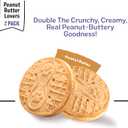 Three Dog Bakery Peanut Butter Lovers Dog Treats 2-Pack, Crunchy Sandwich Cookies for Dogs with Creamy Peanut Butter Filling, 28.8 oz