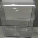 Clear Large Acrylic Makeup Organizer With Lid Cosmetic Storage Drawers Portable Makeup Organizers Dustproof And Waterproof Box For Women (14in)