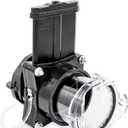 Camco 39050 Ready-to-Use Gate Valve with Built-in Clear Adapter, Black