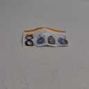 [4 Pack] Upgrade for Airtag Holder Case with Keychain, Waterproof Anti-Scratch & Shock GPS Cover, Accessories for GPS Item Tracker Cases for Backpacks, Luggages, Black/Blue