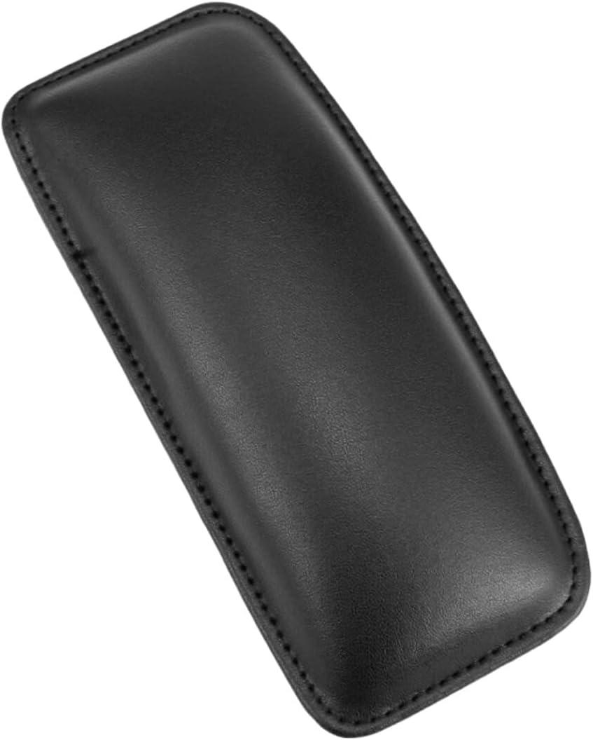 1pc Comfortable Knee Pad Cushion for Car Door Removable Washable Leg Support Pad Pu Leather All-Purpose Leg Brace for Driver Passenger Black (18*8*2.8CM)