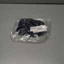 Woobilly Strapless Bra, Non-Slip Convertible Full Support Push Up Bras, Non Padded Side Smoothing Bra Bandeau (Black, M)