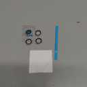 Choiche Compatible for iPhone 17 Pro/iPhone 17 Pro Max Camera Lens Protector Bling, 9H Tempered Glass Camera Cover Screen Protector Metal Ring Decoration Accessories (Diamond-Titanium Natural)