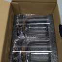 JBHO Hand Blown Crystal Double Old Fashioned Cocktail, Solid Whiskey Glasses, Rocks Glasses, Lowball Glasses - 12 Ounce - set of 2 - Perfect Size for Oversized Ice Cubes