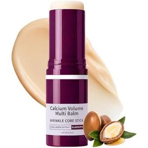 Calcium Multi Balm Stick for Face, Eyes, Lips & Neck – Korean Collagen Moisturizing Balm with Vitamin D & Shea Butter – Firming, Hydrating & Skin Barrier Care Stick for All Skin Types