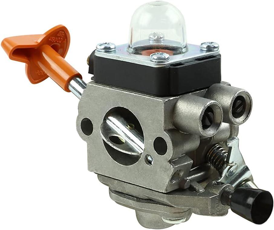 FLYPIG Carburetor for Stihl FR130T FS110 FS130 FS130R HT130 HT131 KM130 & Stihl 41801200610 41801200611 41801200613 C1Q-S173 C1Q-S174 C1Q-S176