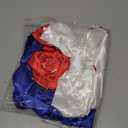 3 Pcs 2 ft Large Christmas Bow Decorations Big Red White Blue Satin Bows Hanging Wall Decors for Room Fireplace Veterans Memorial Day Christmas Party Supplies