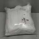 10 Pack SMS Disposable Lab Coats for Adults, Blue, Knee-Length, 2 Pockets, 50 GSM Knit Cuffs & Collar, XXL (White)