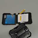 VEGO for Galaxy Z Flip 6 Case, 360 Rotatable Ring Kickstand & Belt Clip Holster & Tempered Glass Camera Screen Protector & Hinge Protection, Shockproof Case for Samsung Flip 6 5G - Black